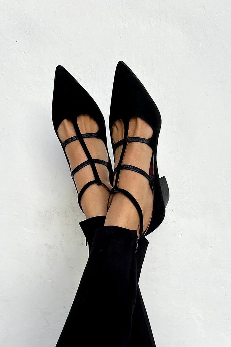 Rhea | Elegant Pointed Flats