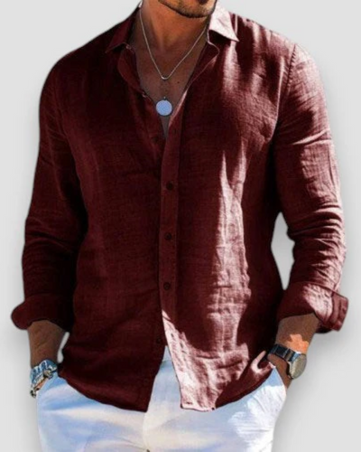 Leonard | Casual Linen Shirt