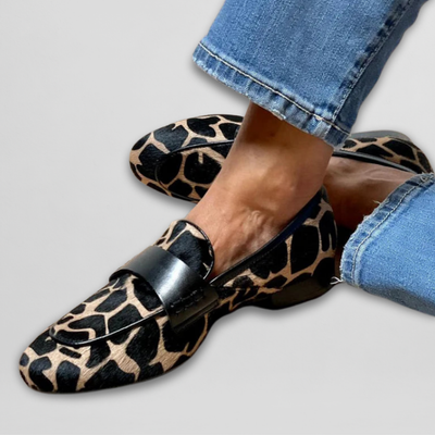 Sara | Animal Print Loafers