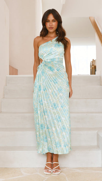 Lia | Elegant Cut-Out Maxi Dress