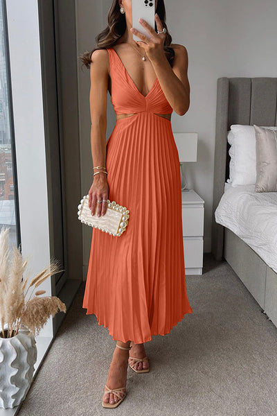 Camilla | Sleeveless Flowy Dress for Effortless Elegance