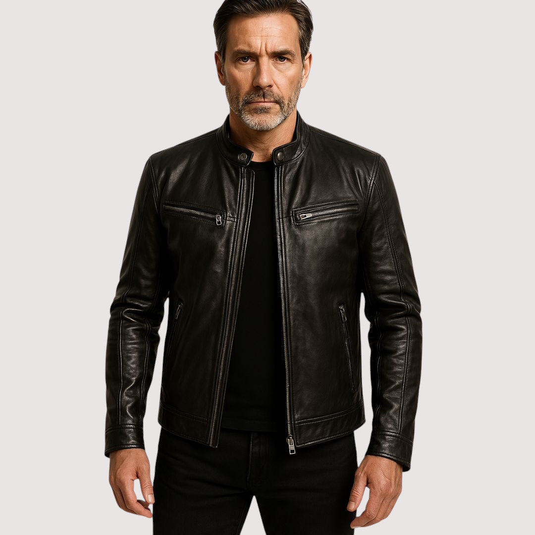 Mark | Leather Jacket for Men