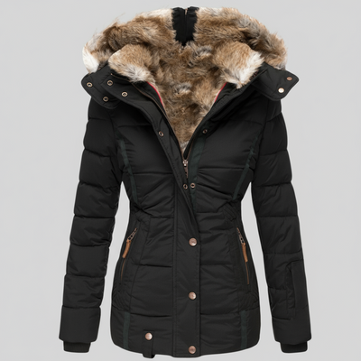 Evelyn | Warm Fur-Lined Winter Coat