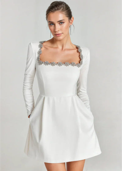 Valentina | Velvet Mini Dress