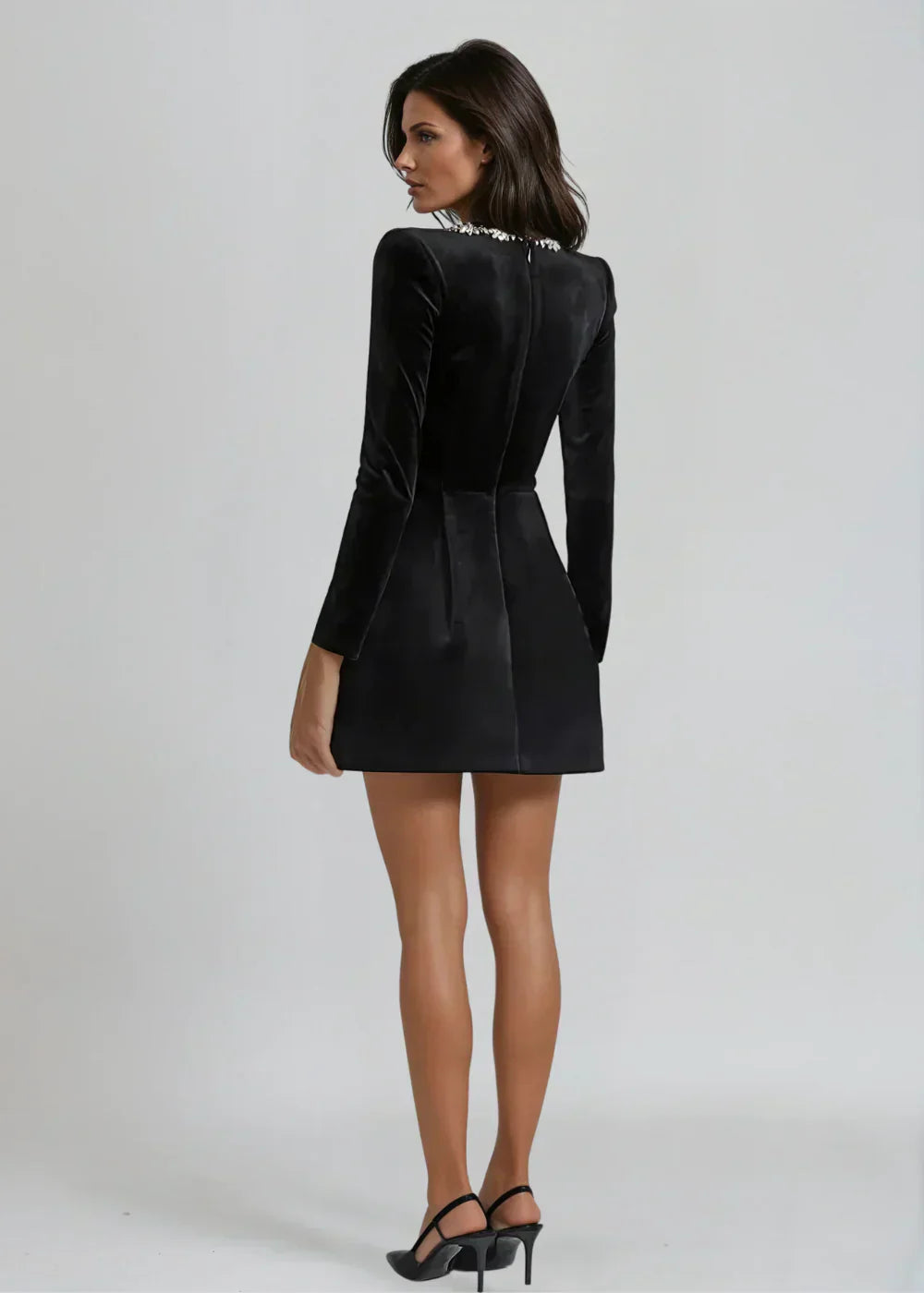 Valentina | Velvet Mini Dress