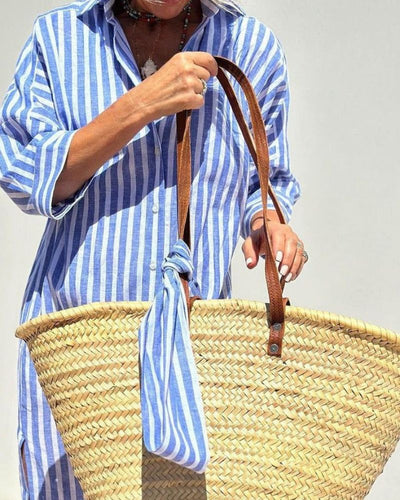 Colen | Striped Shirt Dress with Timeless Ease