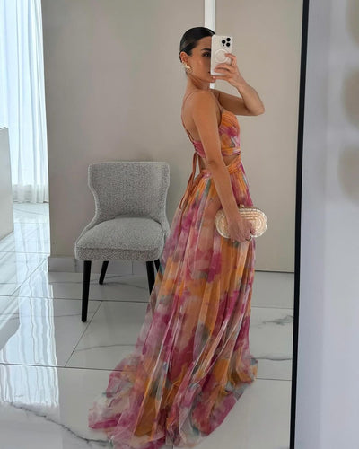 Arielle | Flowing Floral Maxi Dress