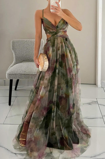 Arielle | Flowing Floral Maxi Dress