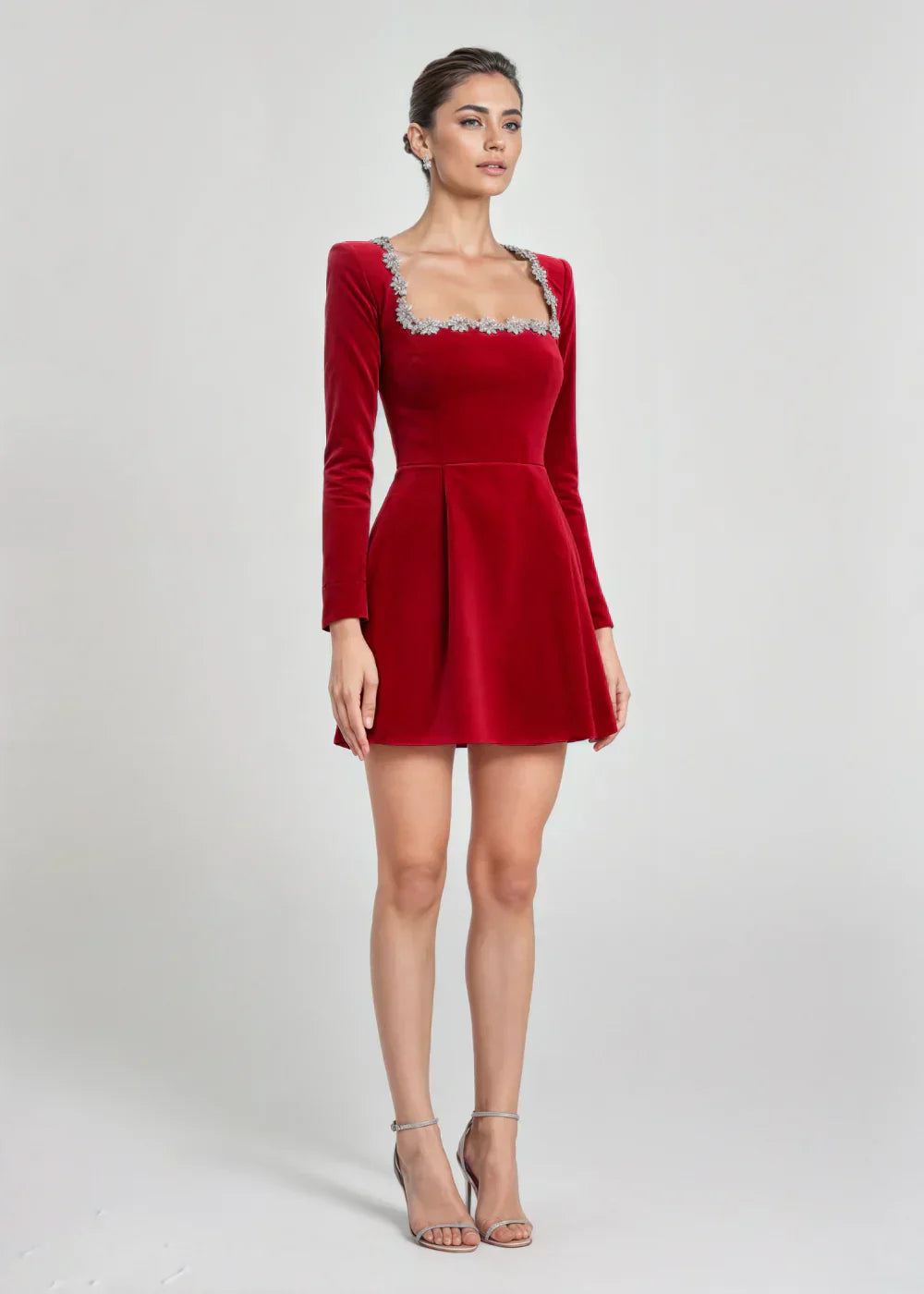 Valentina | Velvet Mini Dress
