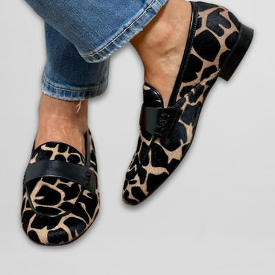 Sara | Animal Print Loafers