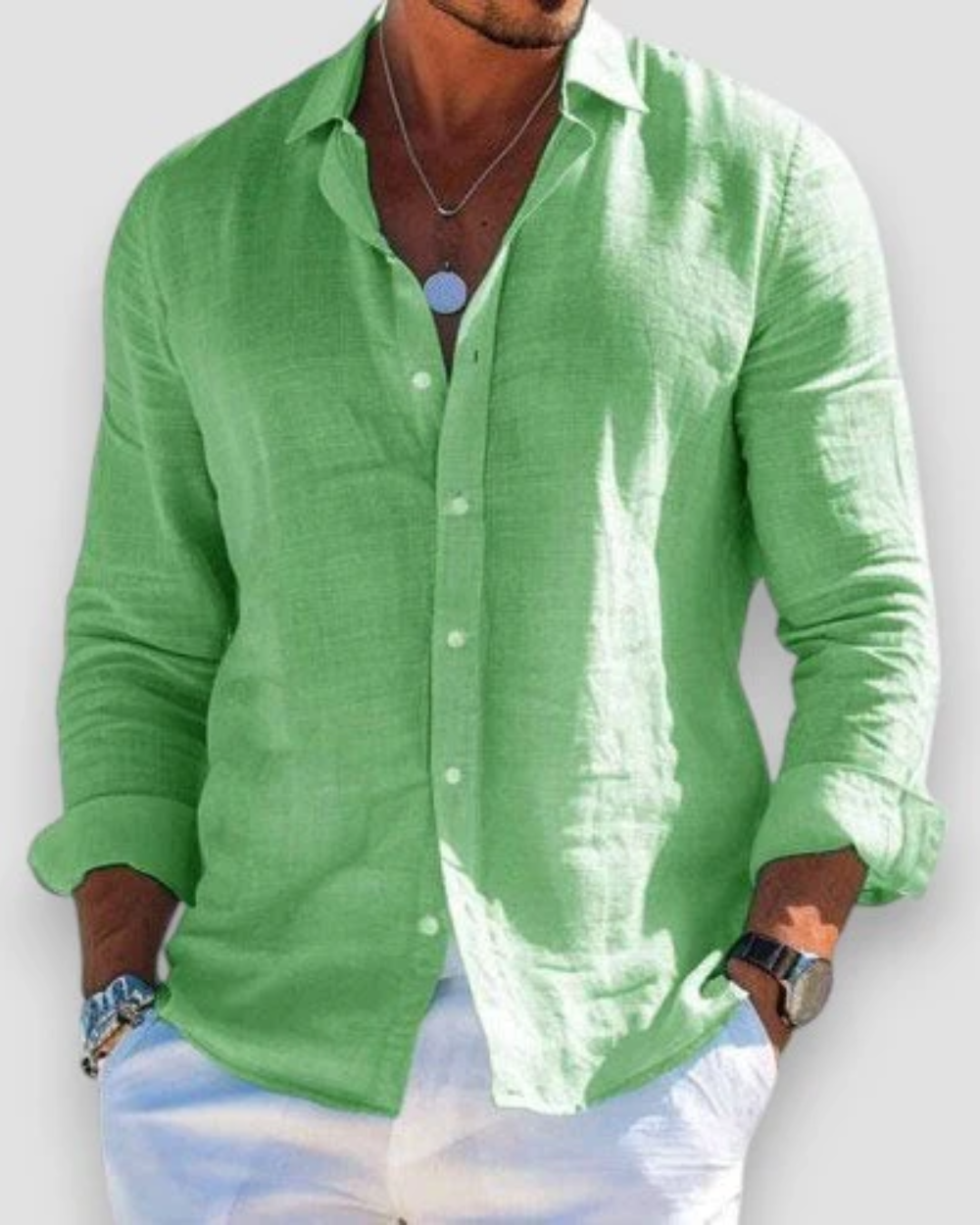 Leonard | Casual Linen Shirt