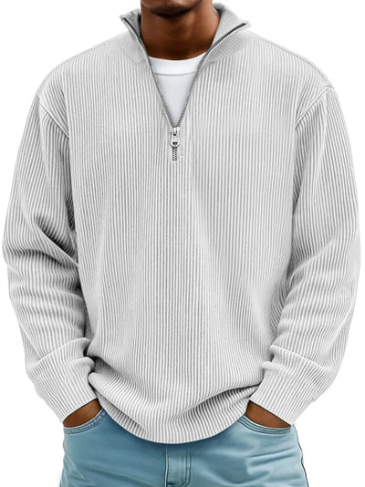 Damien | Quarter-Zip Knit Sweater