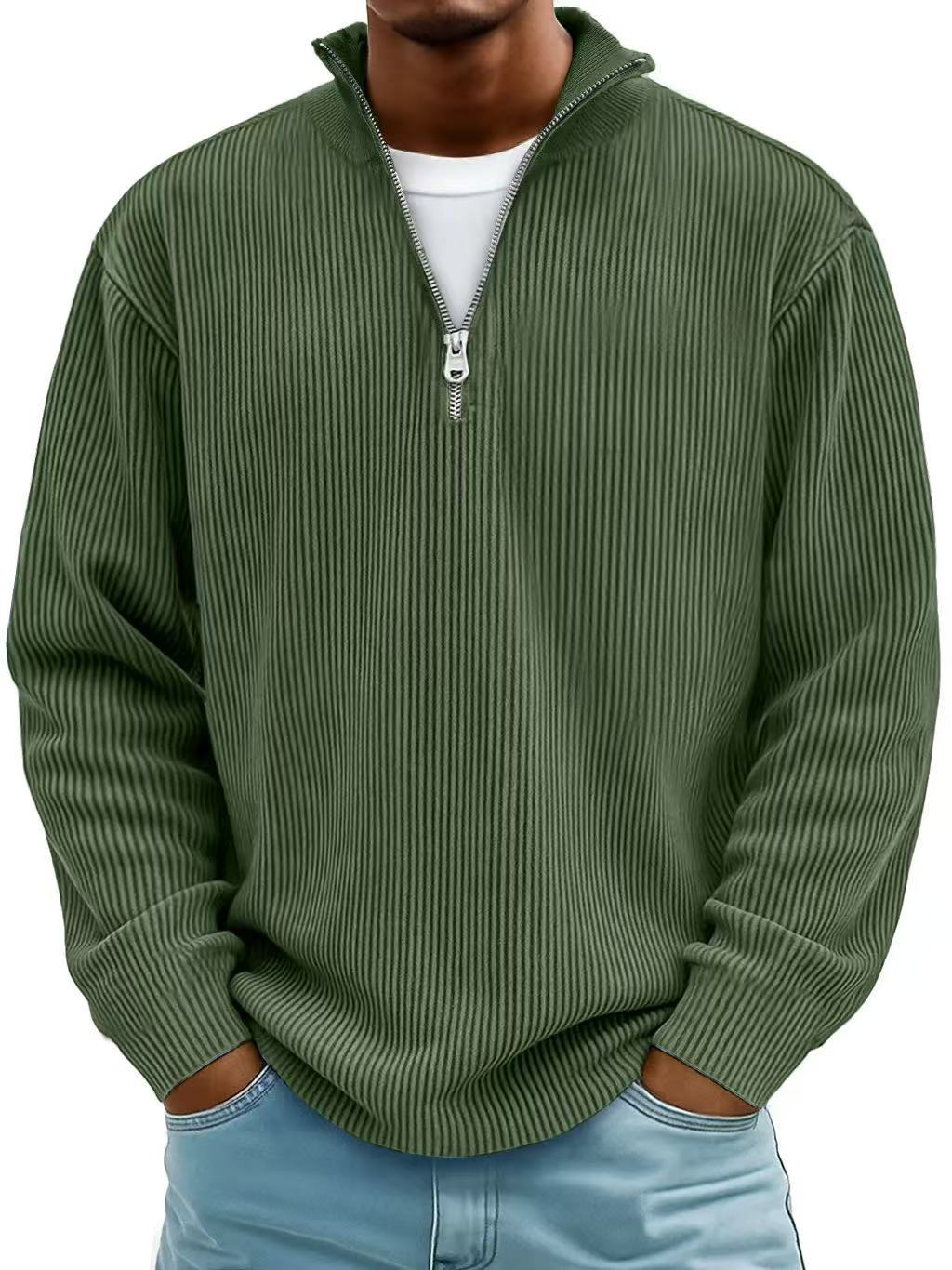 Damien | Quarter-Zip Knit Sweater