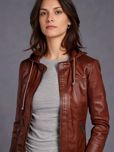 EVIE | STYLISH AND UNIQUE LEATHER JACKET