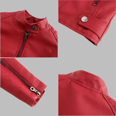 Liora | Sleek Minimalist Leather Jacket