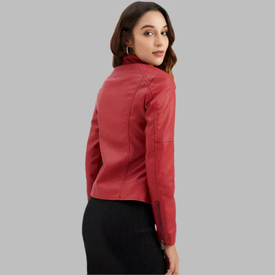 Liora | Sleek Minimalist Leather Jacket