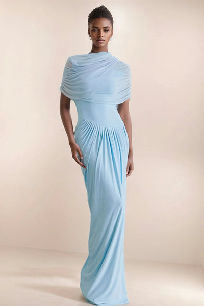ARDEN Pleated Midi Dress
