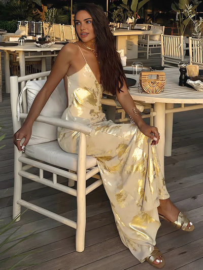 Colette | Golden Dress