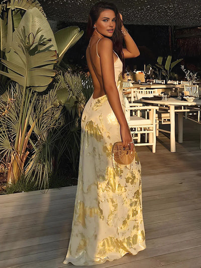Colette | Golden Dress