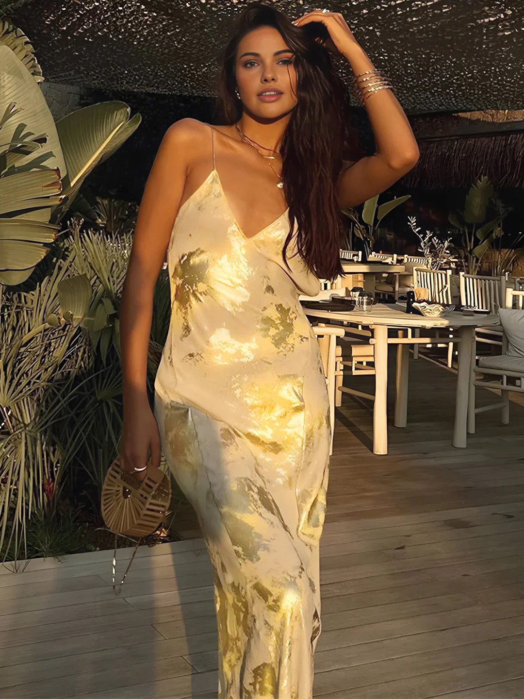 Colette | Golden Dress