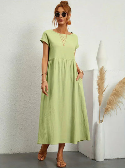 Cintia | Effortless Midi Dress with Pockets