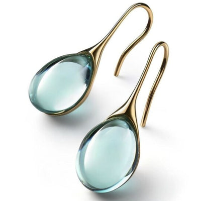 Gold & Silver Crystal Earrings