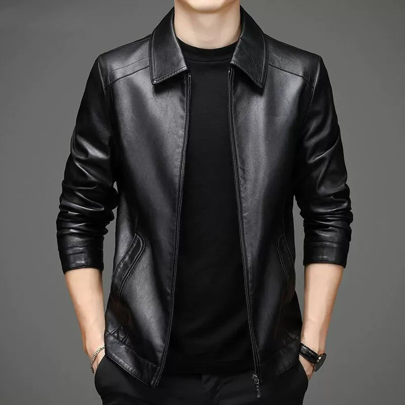 Darius | Casual Leather Jacket