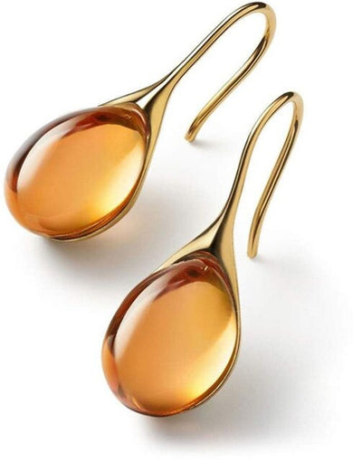 Gold & Silver Crystal Earrings