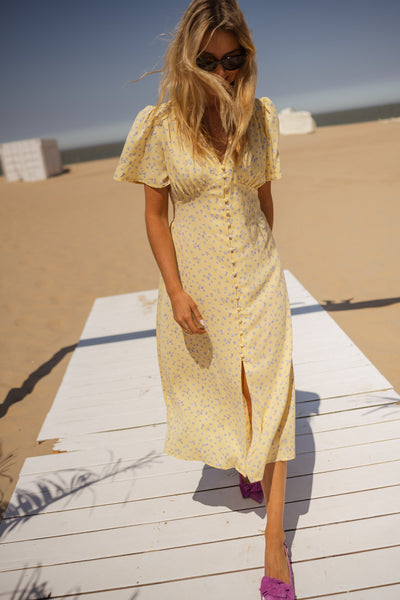 Diana | Floral Summer Midi Dress
