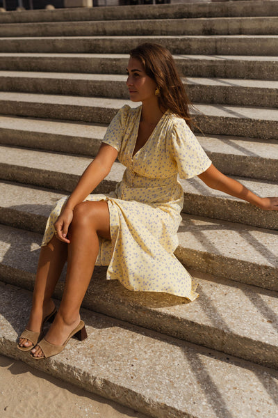 Diana | Floral Summer Midi Dress