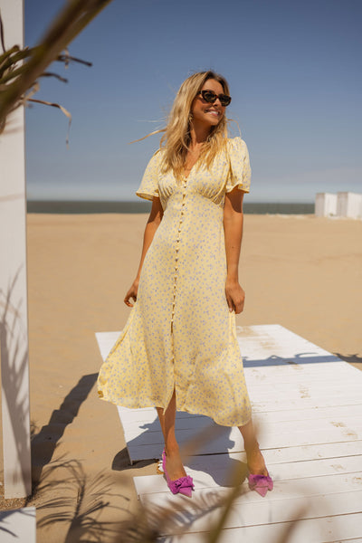 Diana | Floral Summer Midi Dress