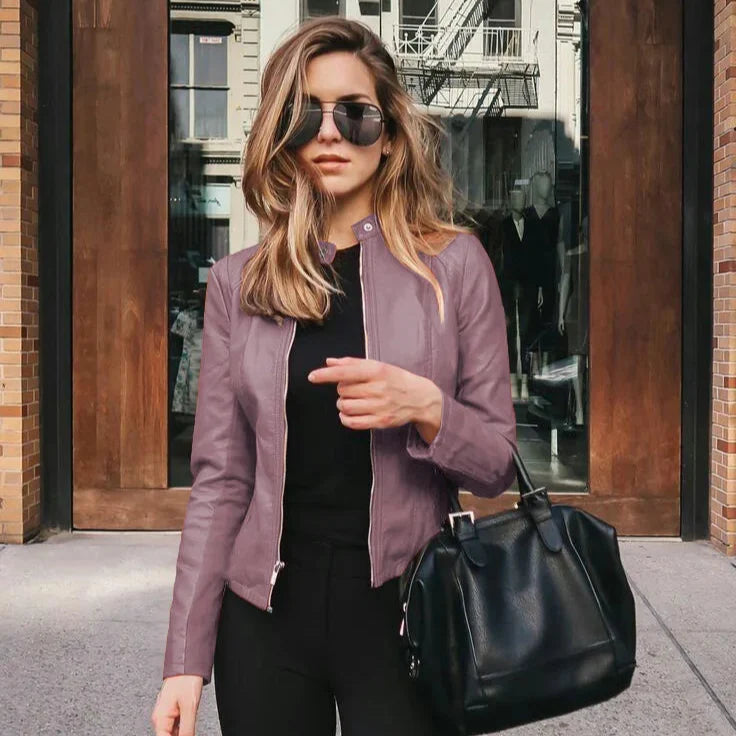 Talia | Premium Leather Jacket