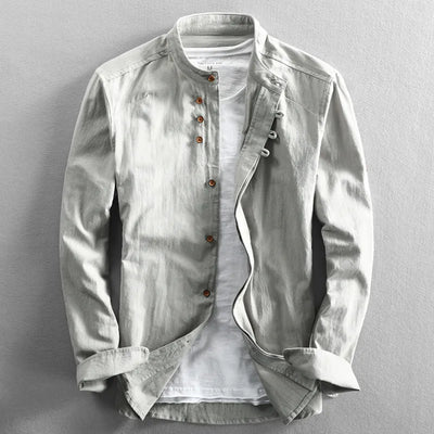 Renzo | Japanese-Inspired Cotton-Linen Shirt