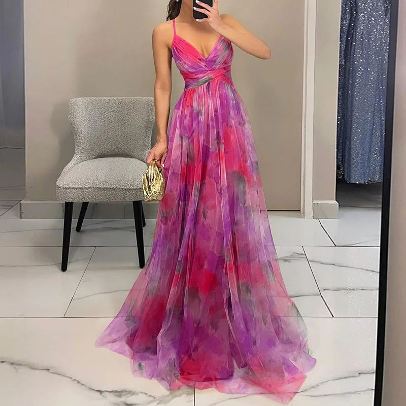 Arielle | Flowing Floral Maxi Dress