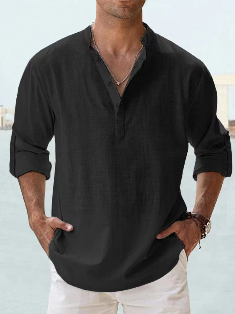 Mathis | Breathable Linen Shirt