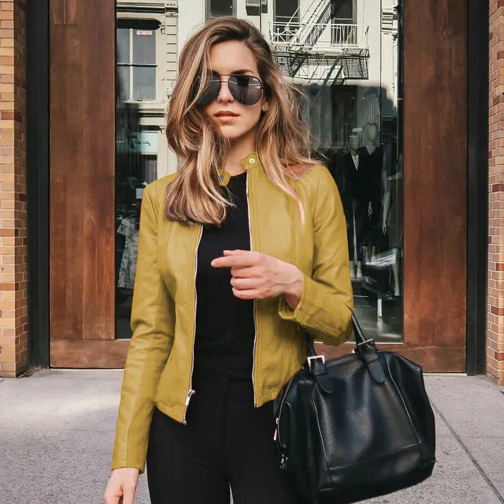 Talia | Premium Leather Jacket