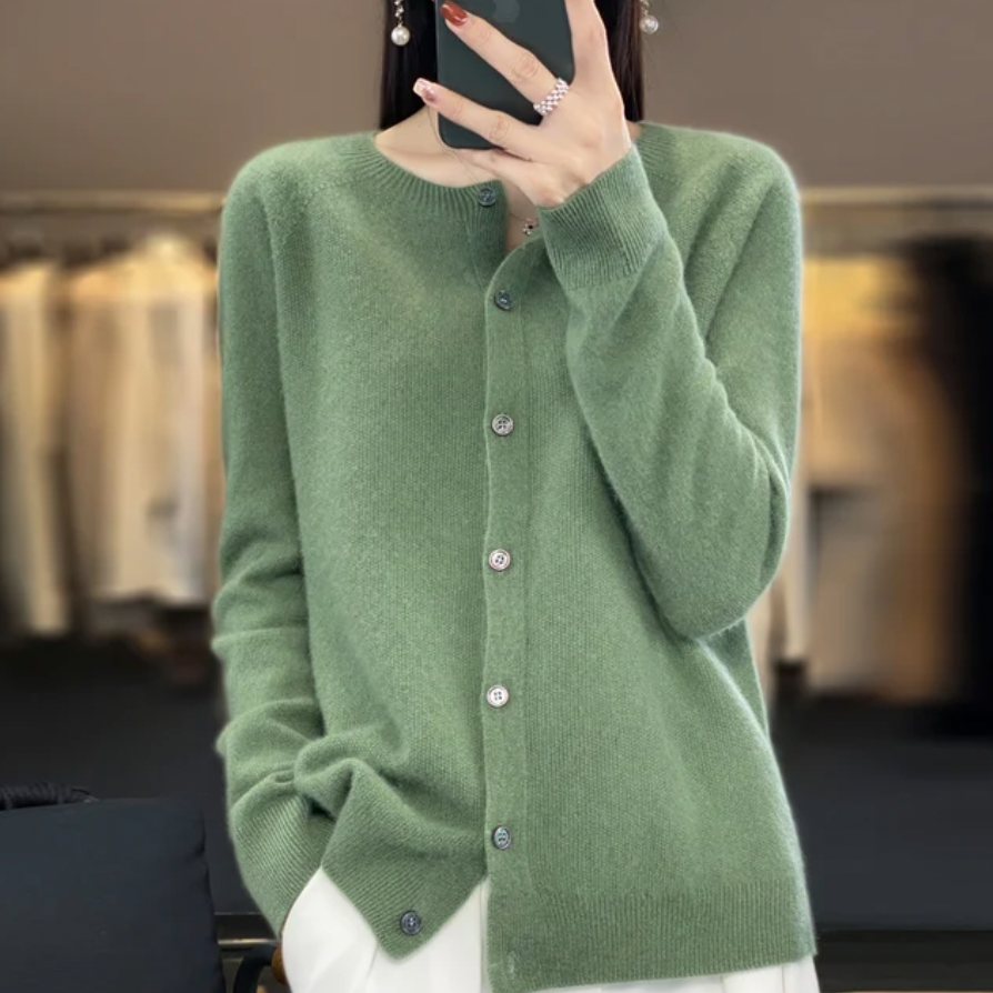 Anna | Merino Wool Cardigan