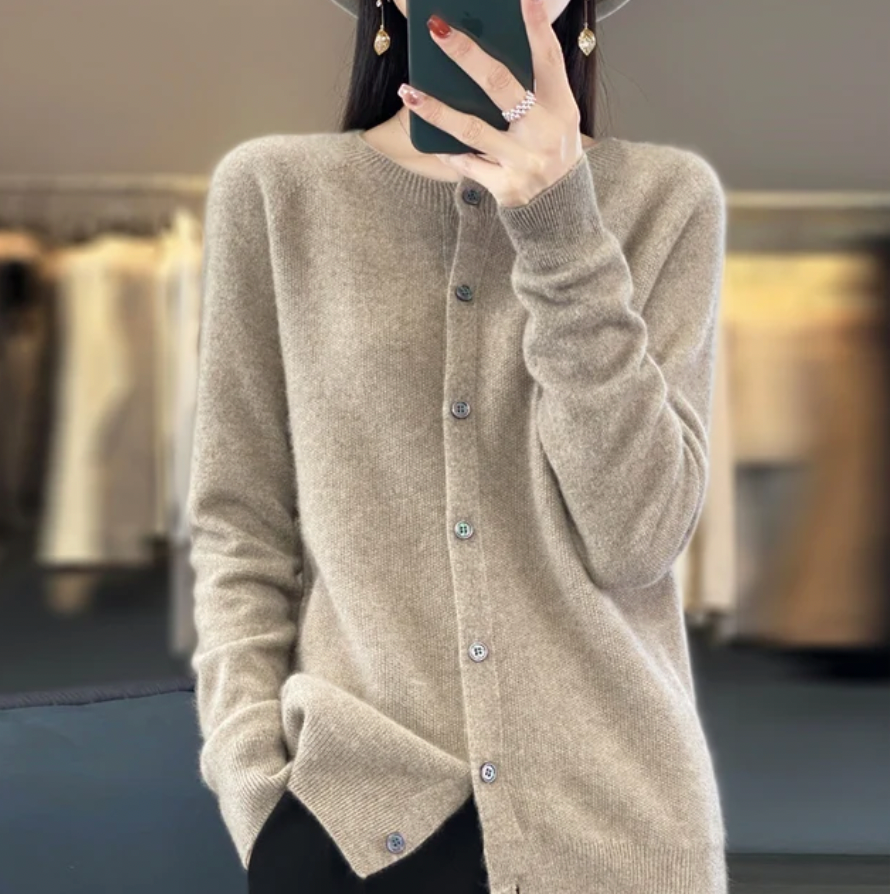 Anna | Merino Wool Cardigan