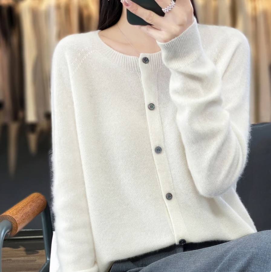 Anna | Merino Wool Cardigan