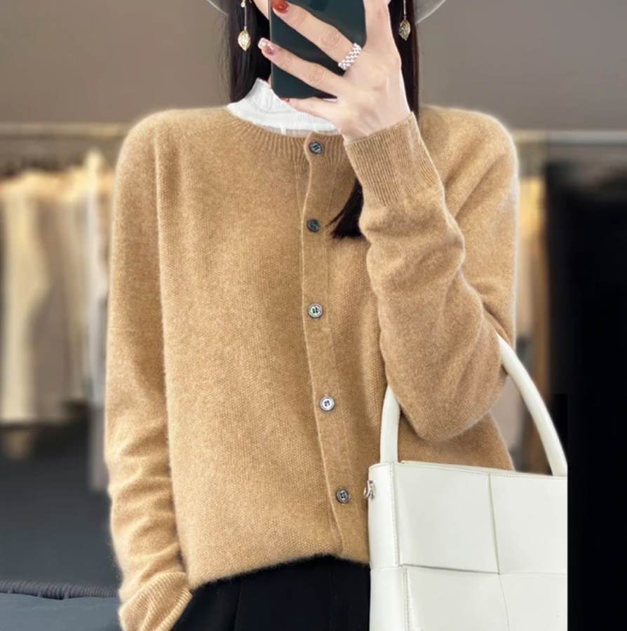 Anna | Merino Wool Cardigan