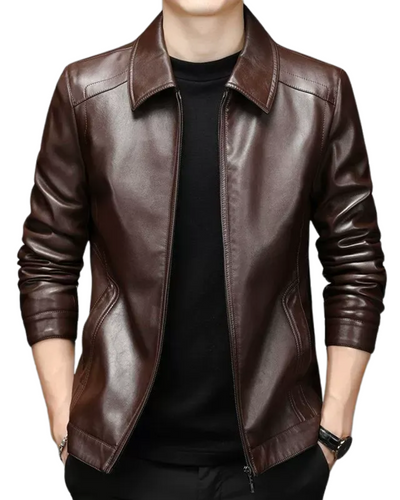 Darius | Casual Leather Jacket