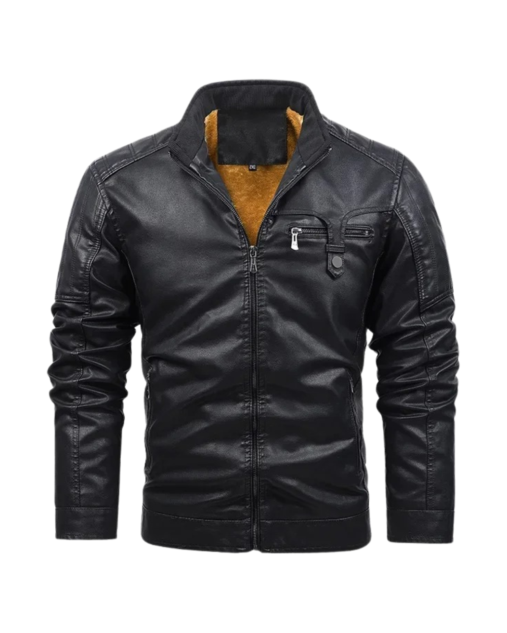 Grayson | Retro Shearling-Lined Leather Jacket
