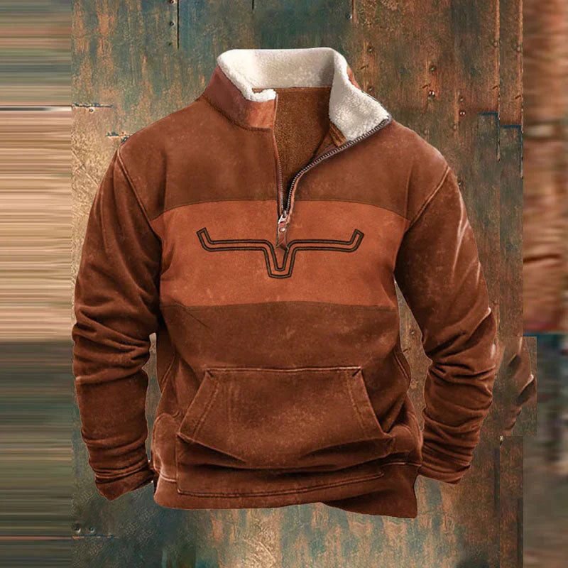 Levi | Zip-Collar Knit Sweater