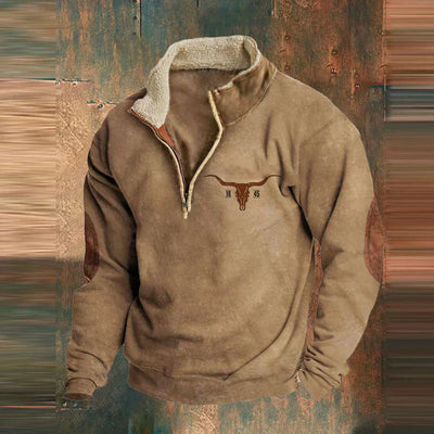 Levi | Zip-Collar Knit Sweater