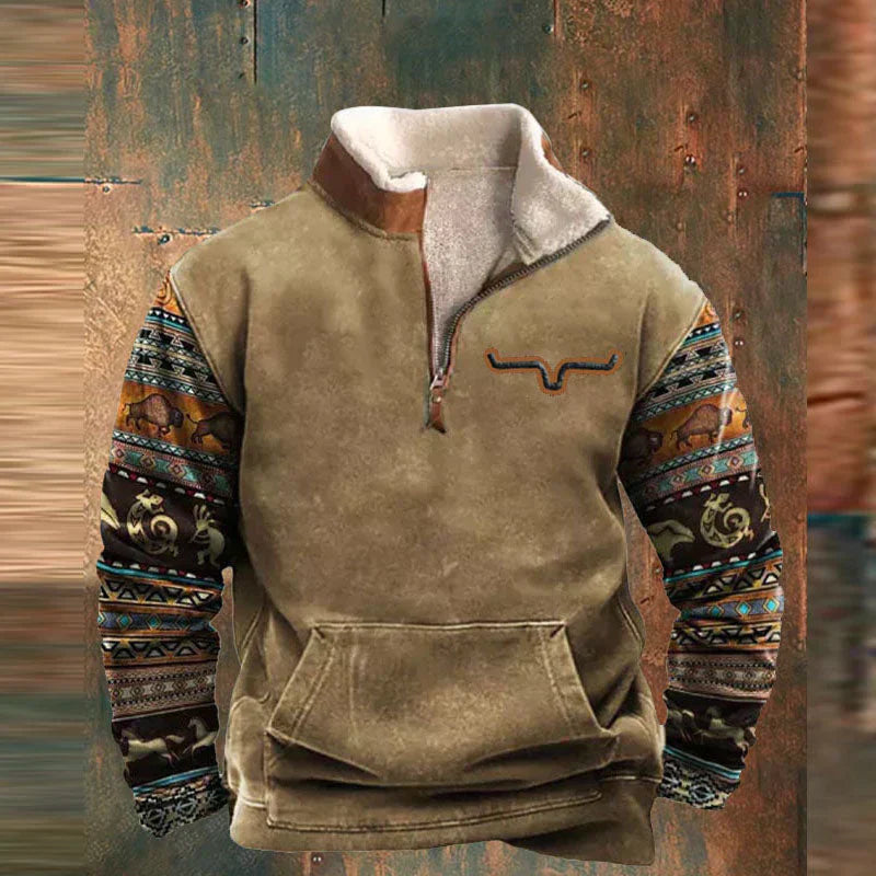Levi | Zip-Collar Knit Sweater