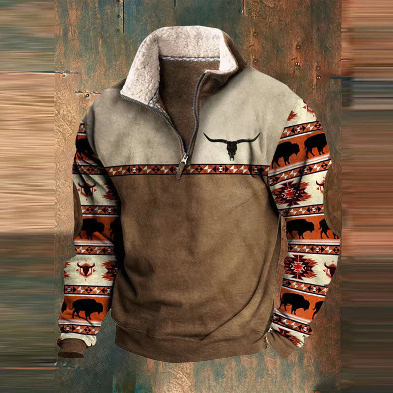 Levi | Zip-Collar Knit Sweater
