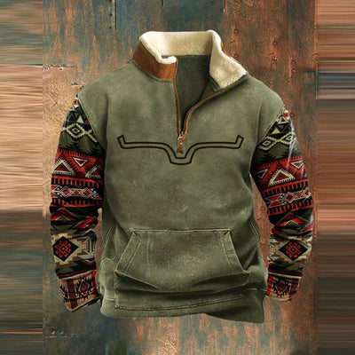 Levi | Zip-Collar Knit Sweater