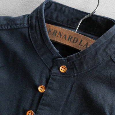 Renzo | Japanese-Inspired Cotton-Linen Shirt