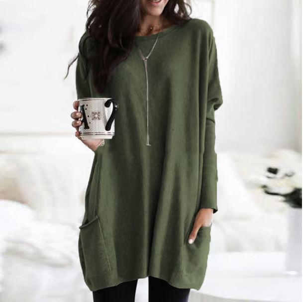 Leah | Casual Pocket Top