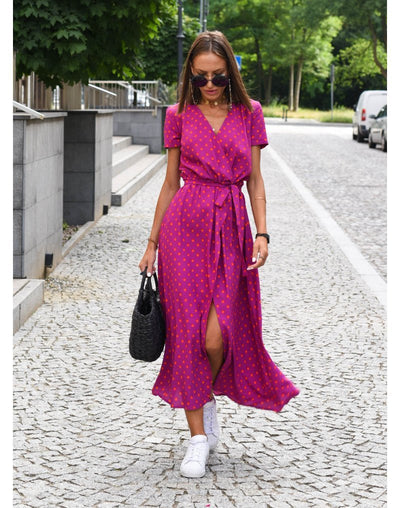 Fleurine | Elegant Floral Midi Dress